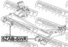 FEBEST SZAB-SWR Mounting, axle beam